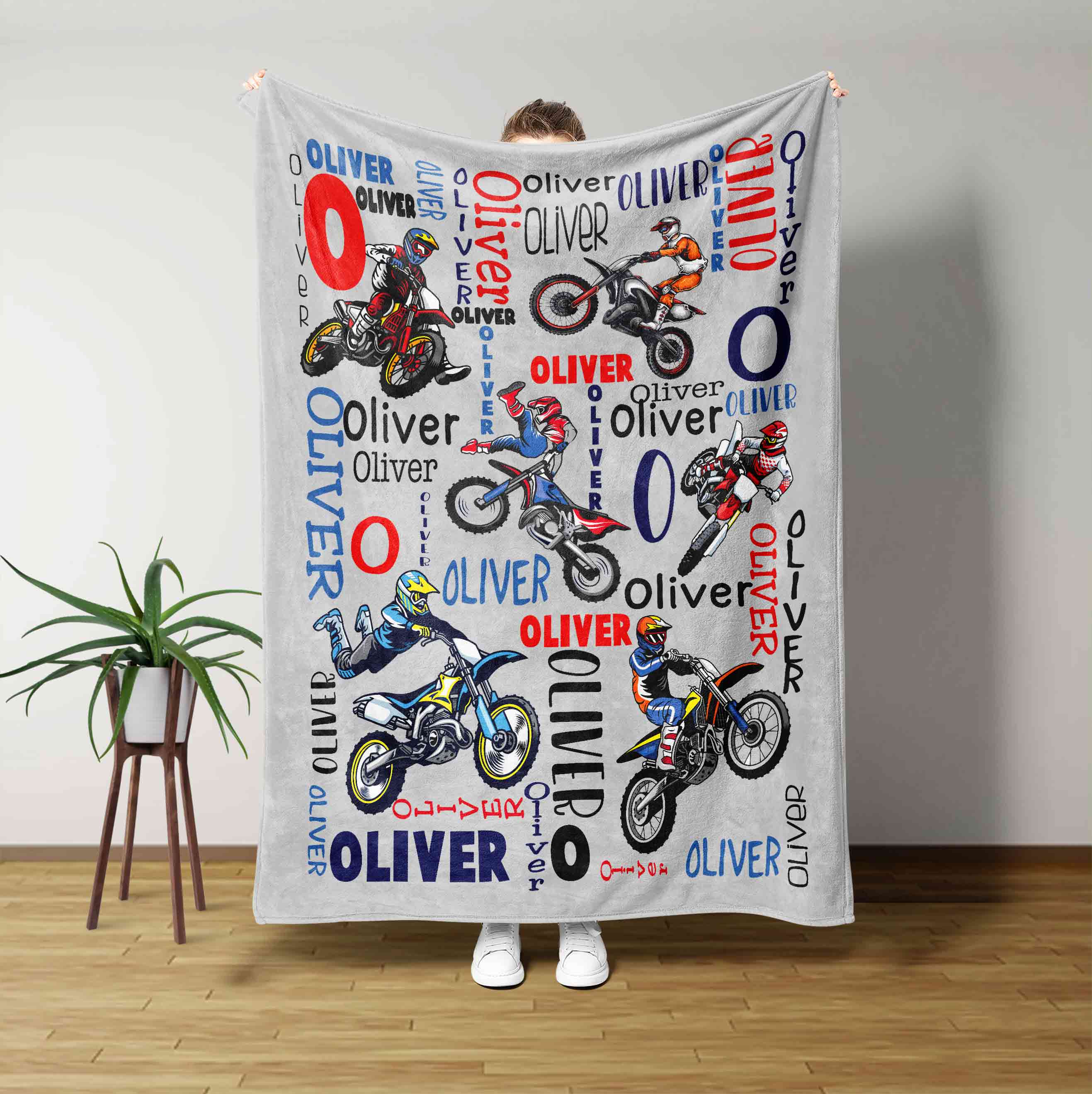 Motorcycle Motor Racing Blanket