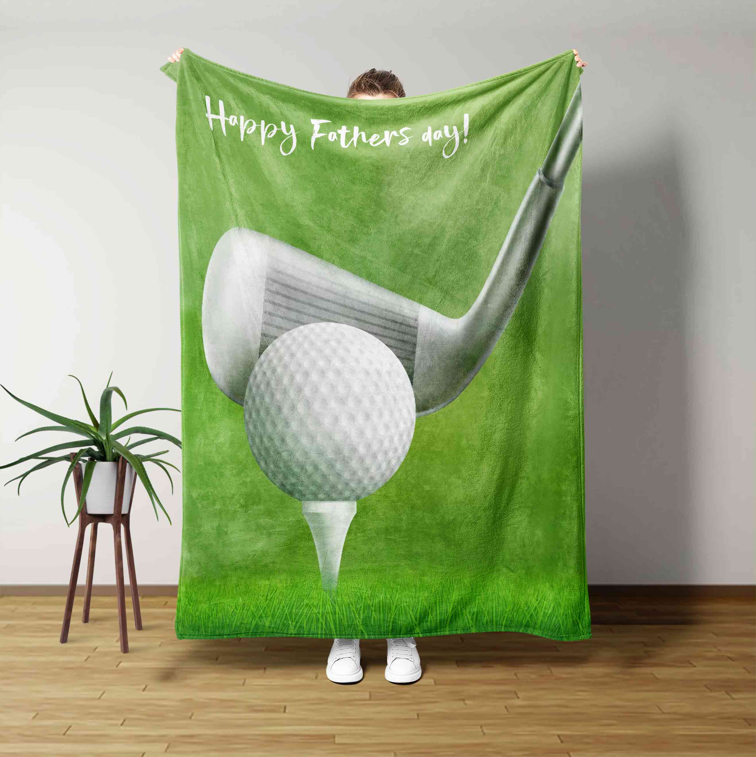 Happy Father Day Blanket, Golf Blanket
