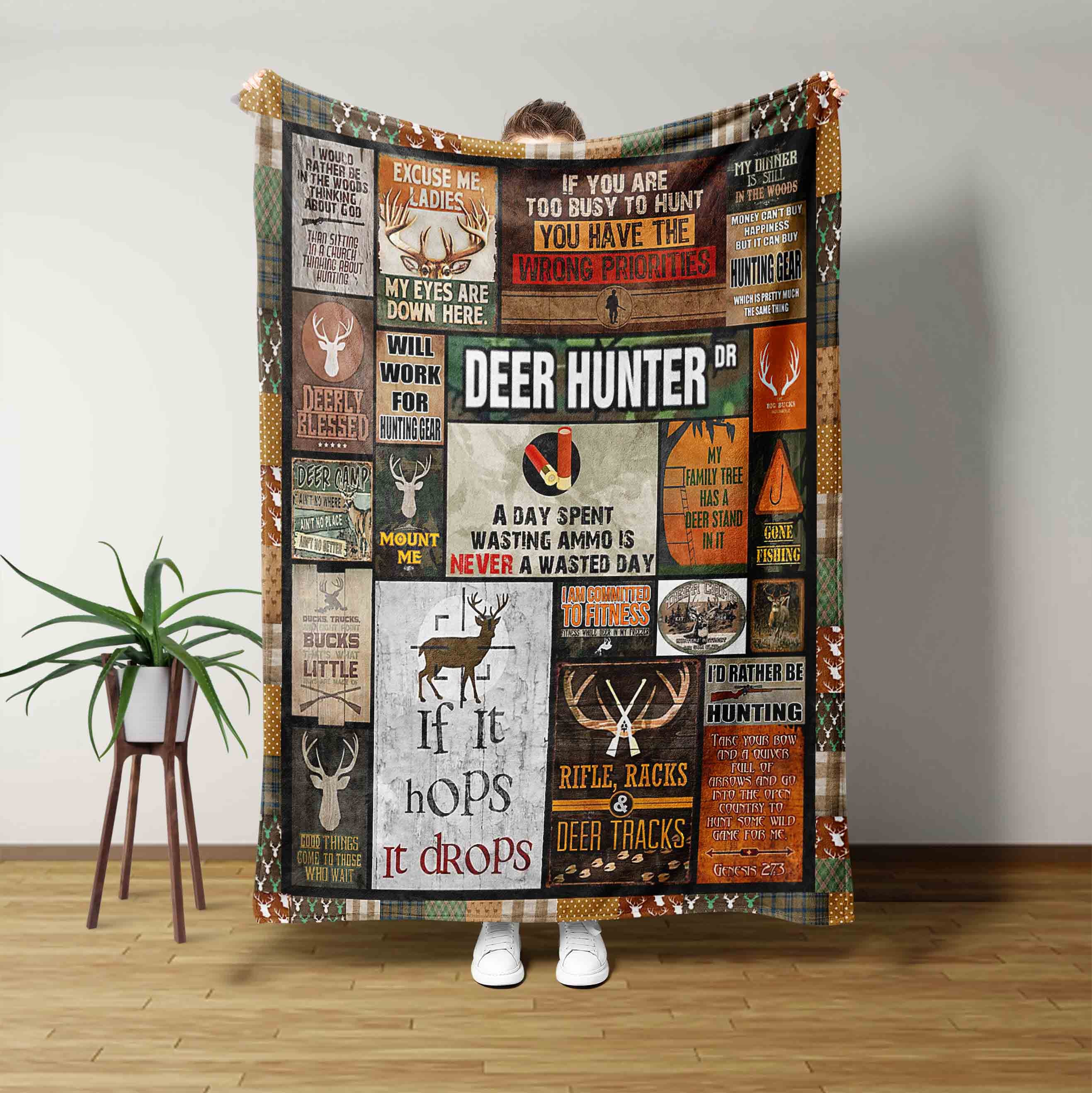 Deer Hunter Blanket