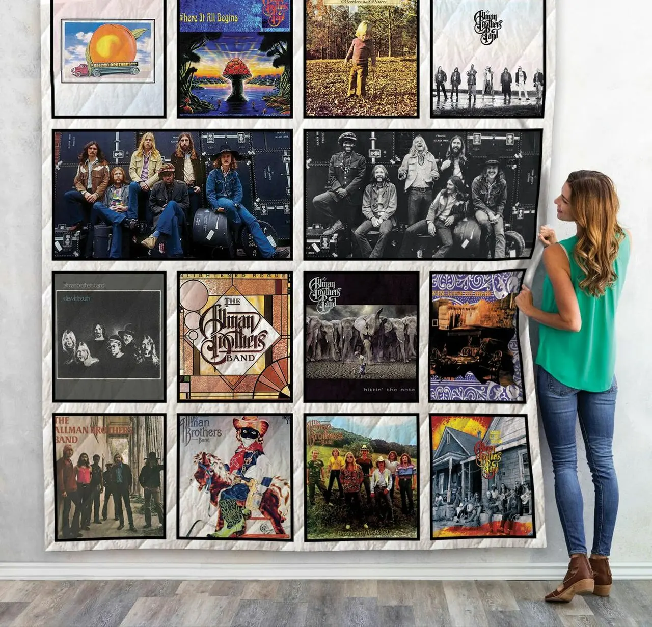 The Allman Brothers Band Albums Quilt Blanket 02