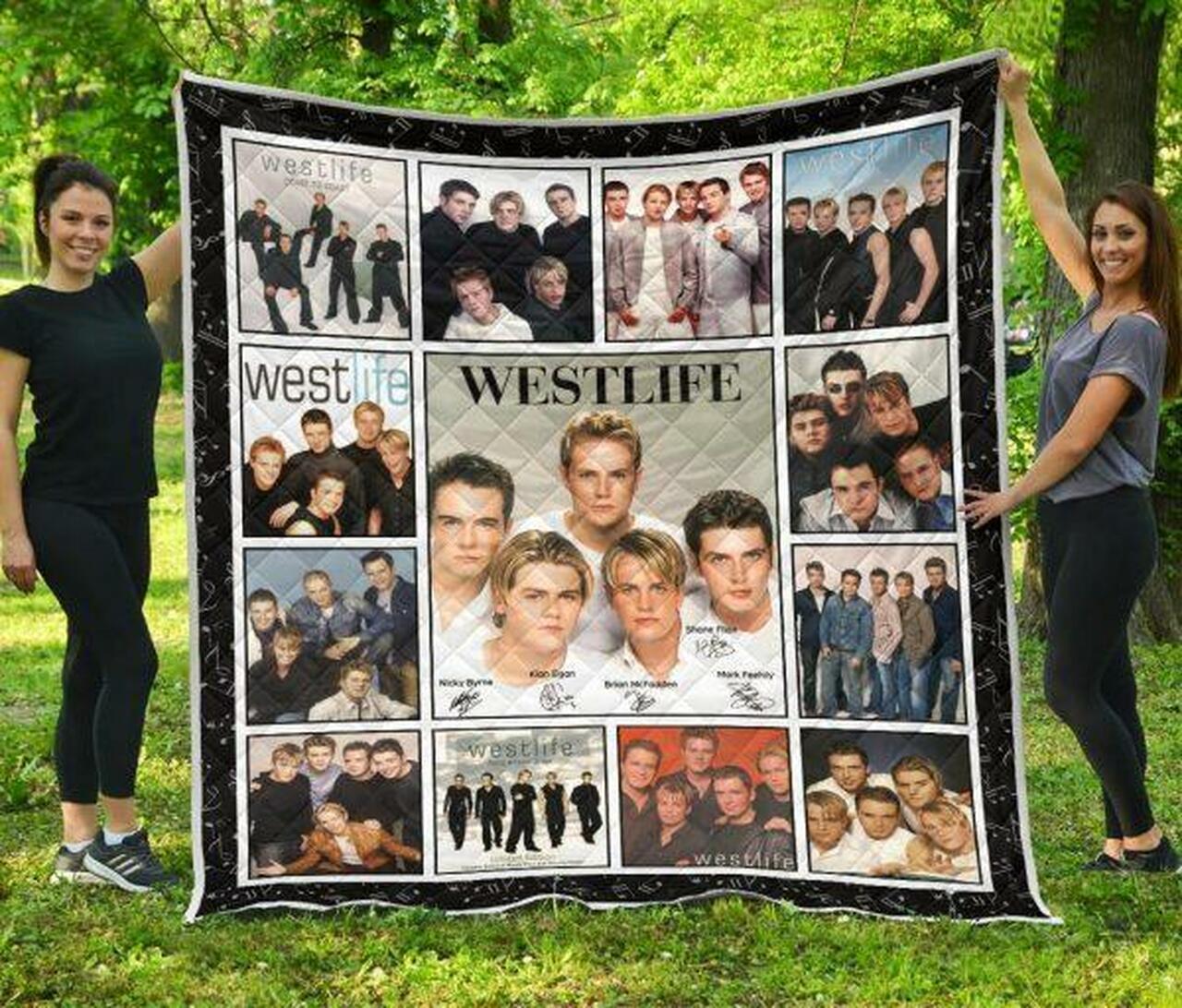 Westlife Band Quilt Blanket