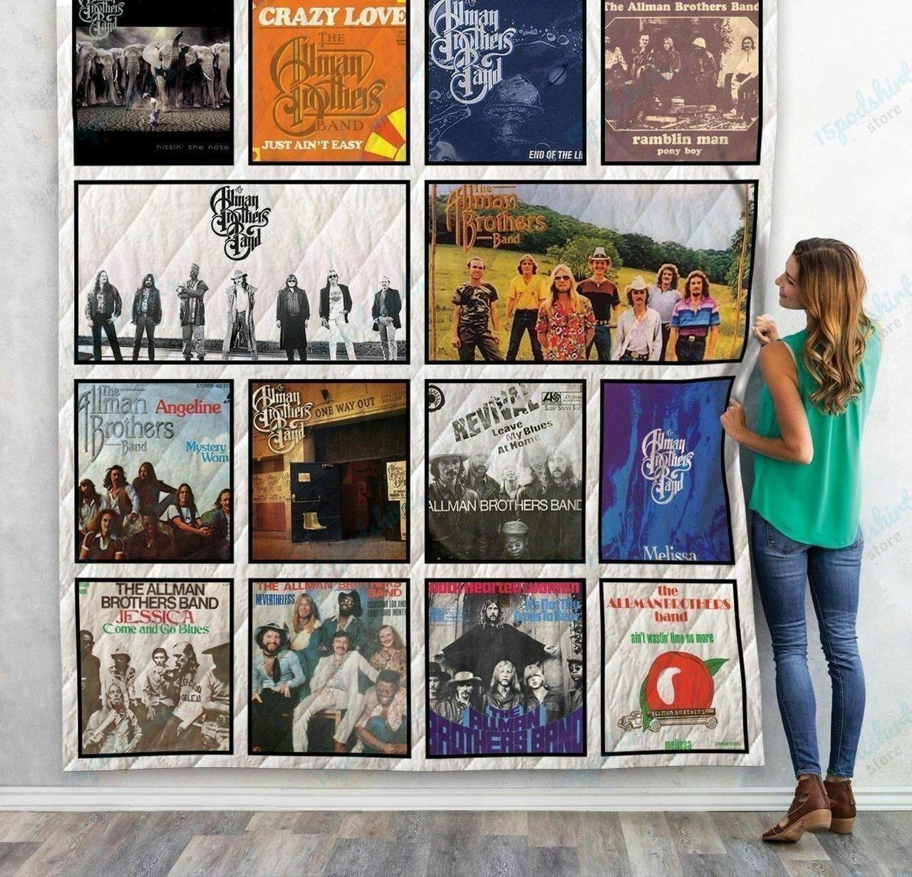 Tlmus The Allman Brothers Band Quilt Blanket