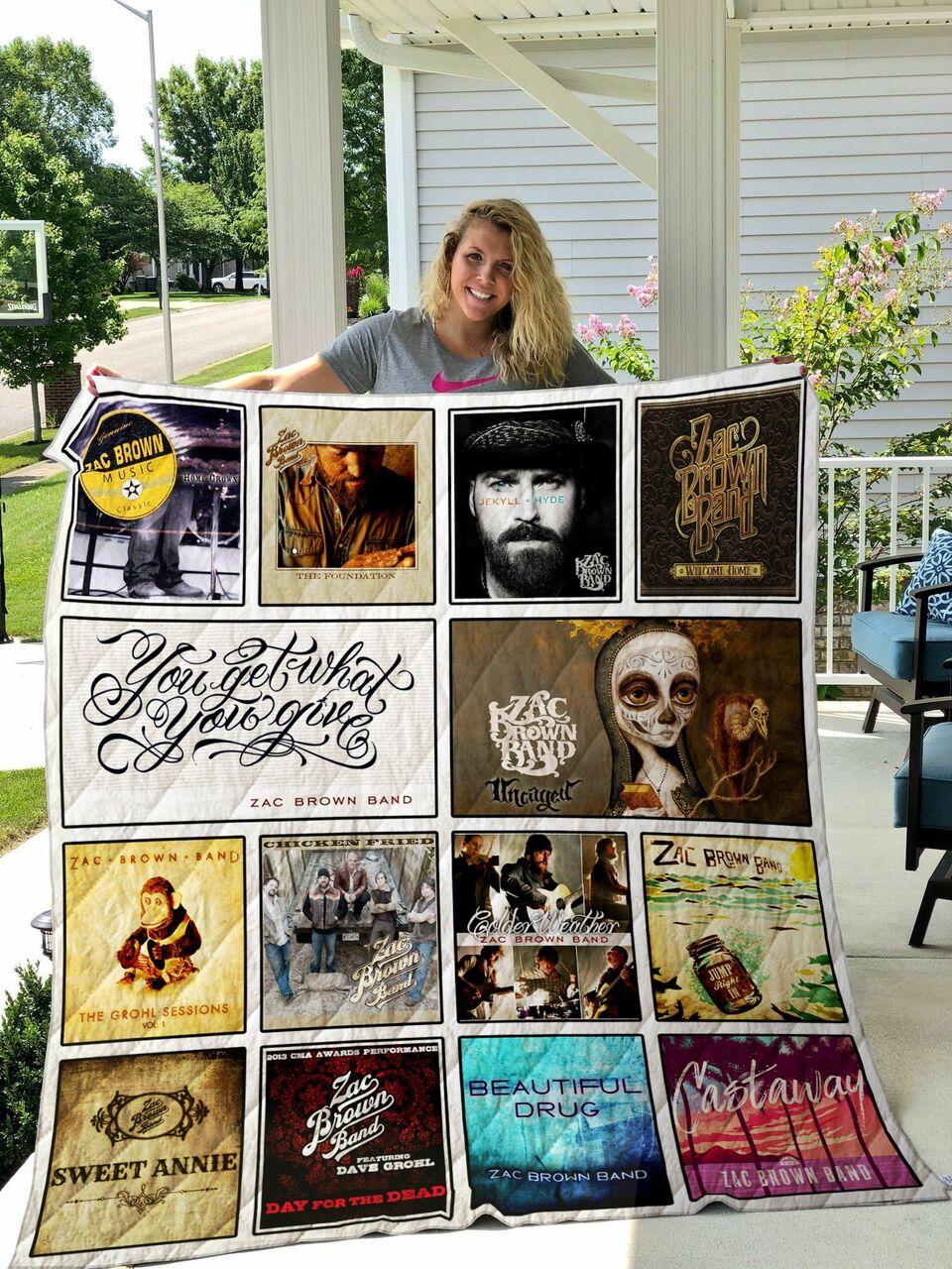 Zac Brown Band Quilt Blanket