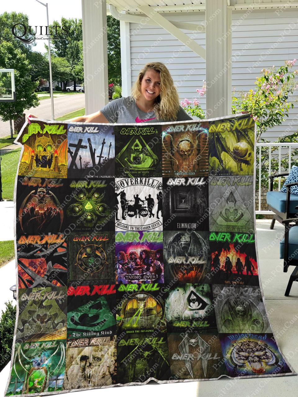 Overkill Band Albums Quilt Blanket For Fans