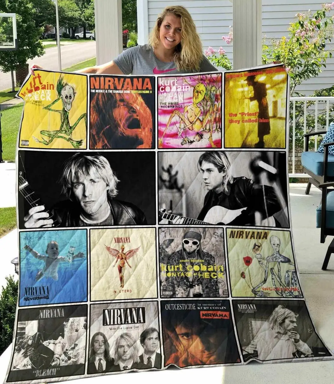 Nirvana Band Blanket Quilt