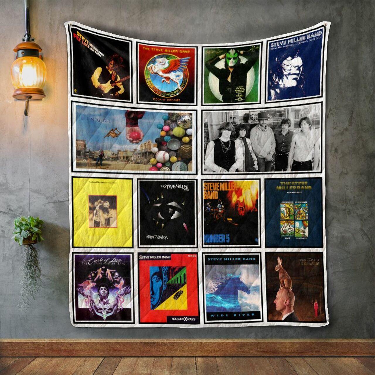 Steve Miller Band Album Quilt Blanket