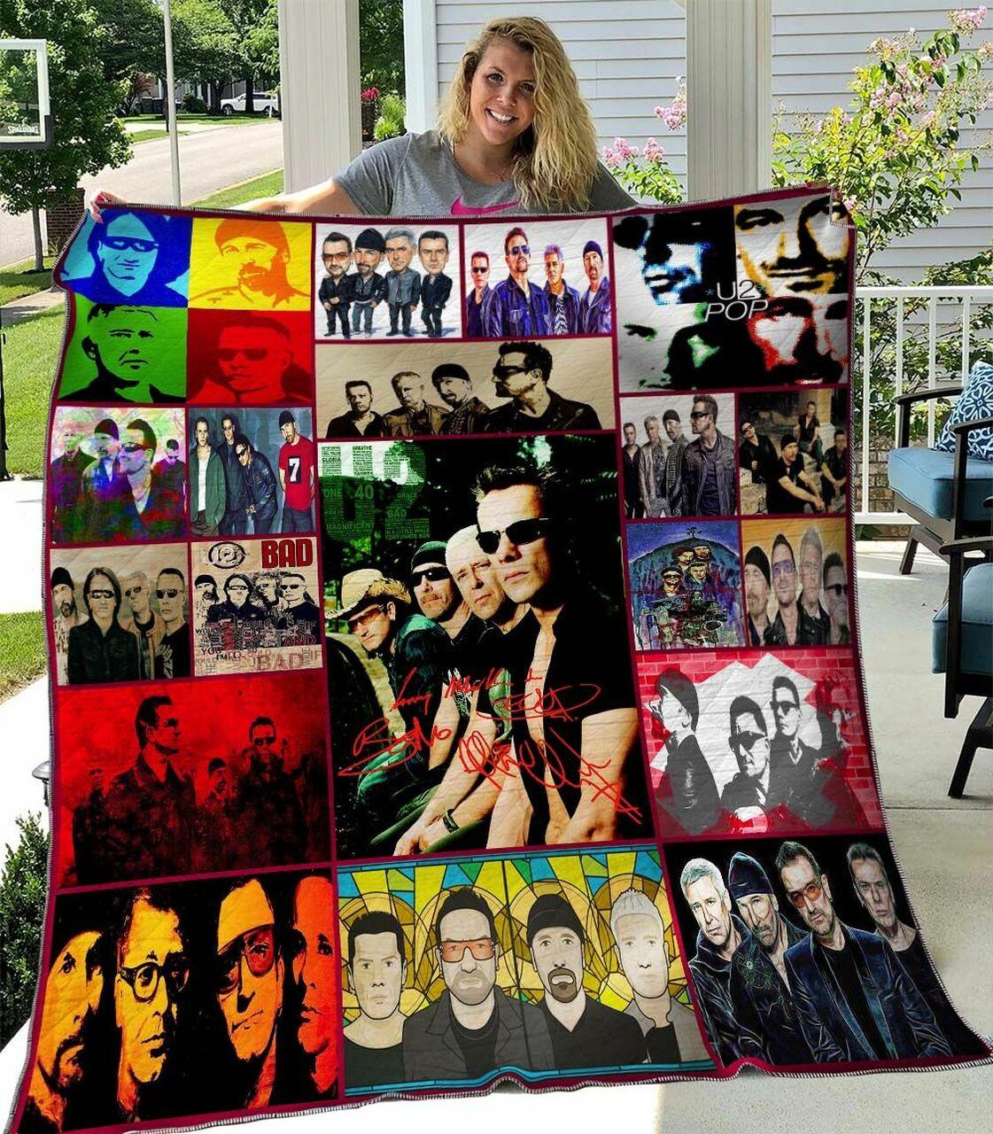 U2 Band Quilt Blanket