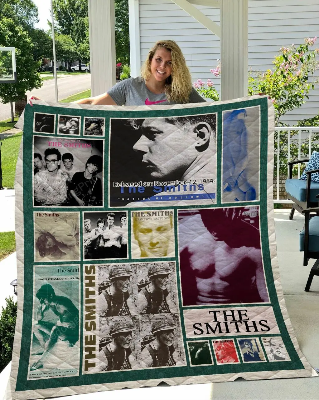 The Smiths Rock Band Quilt Blanket