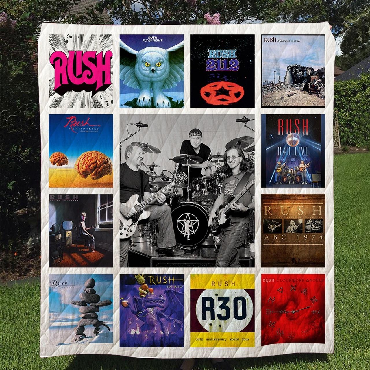 Rush Band Quilt Blanket