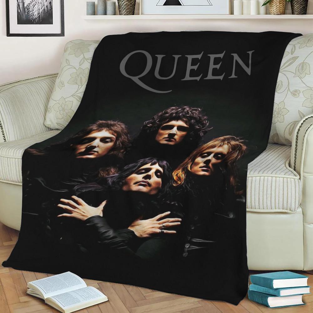Queen Band Fleece Throw Blanket