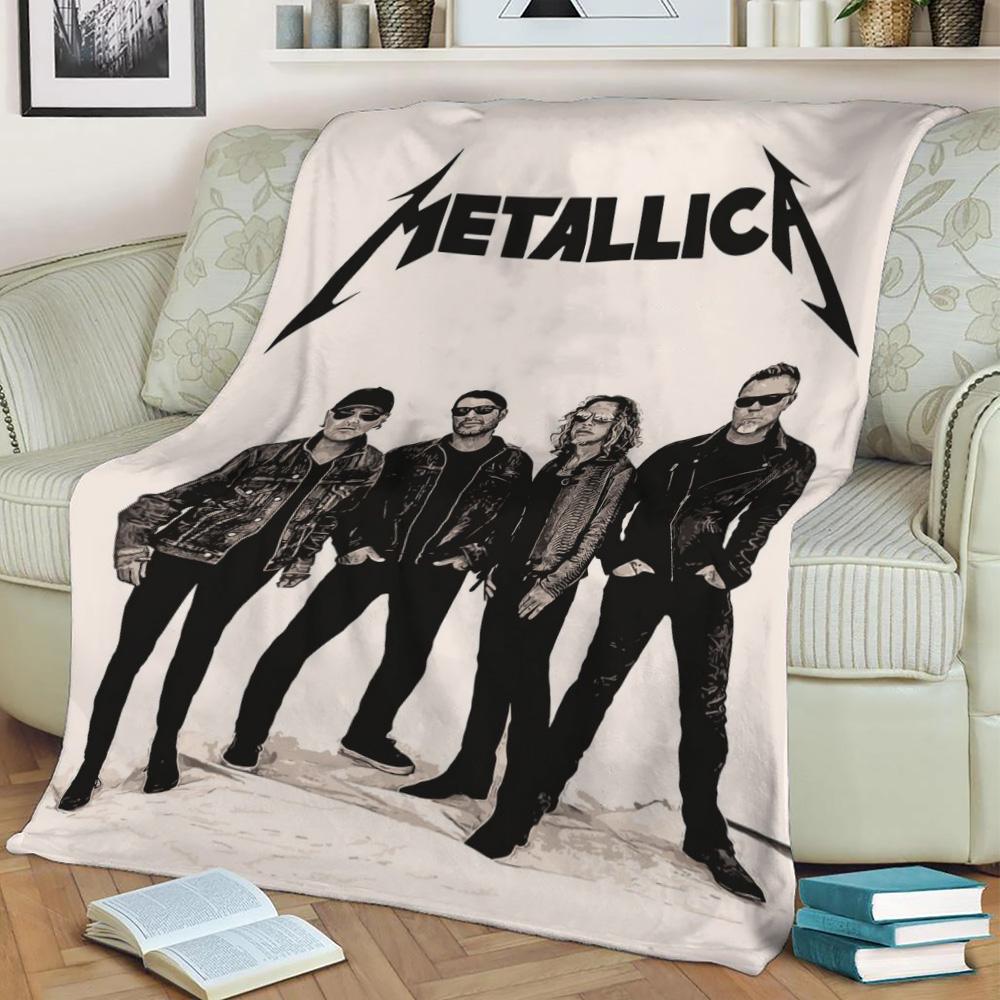 Metalica Band 2 Fleece Throw Blanket