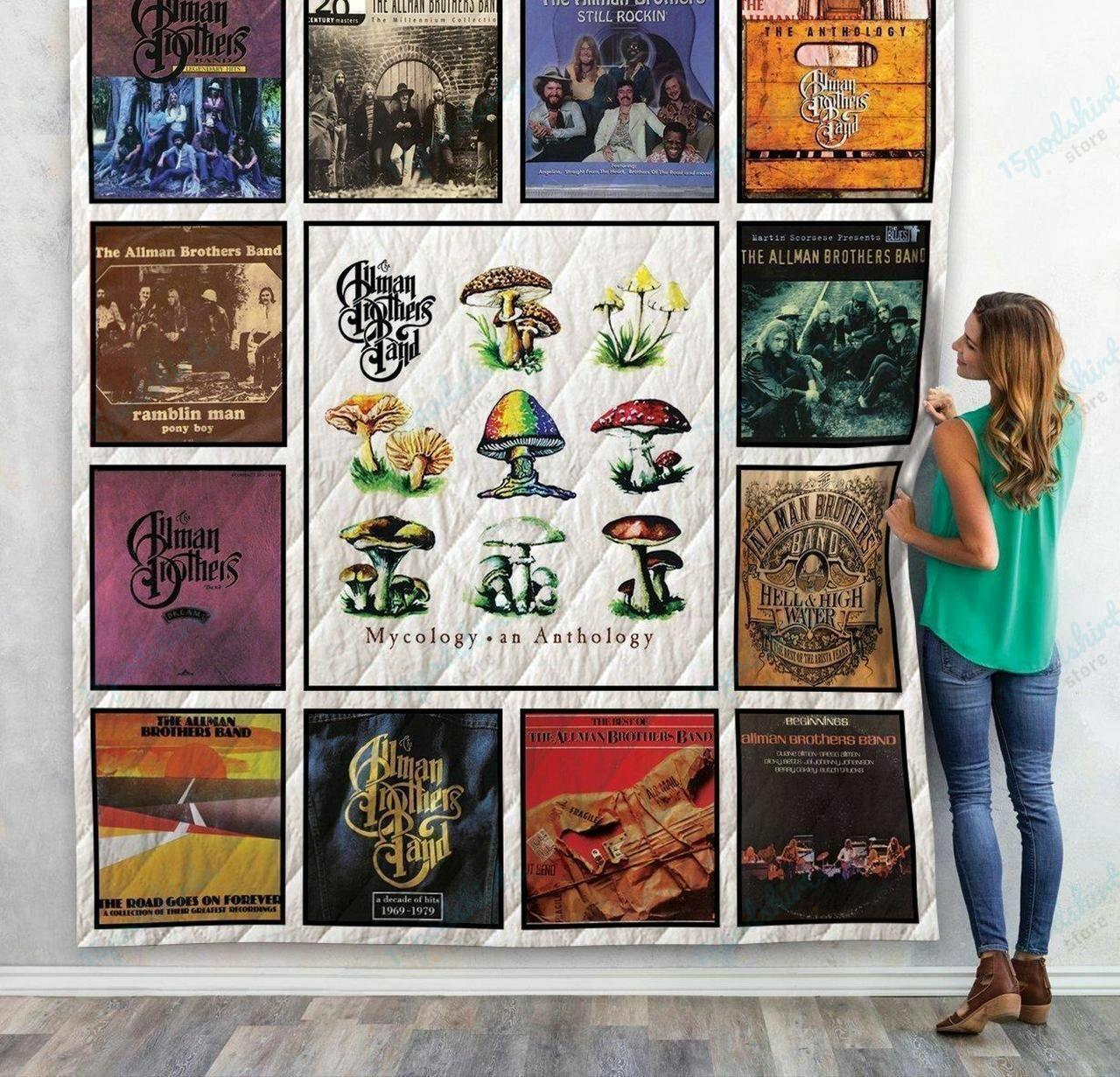 Tlmus The Allman Brothers Band Quilt Blanket