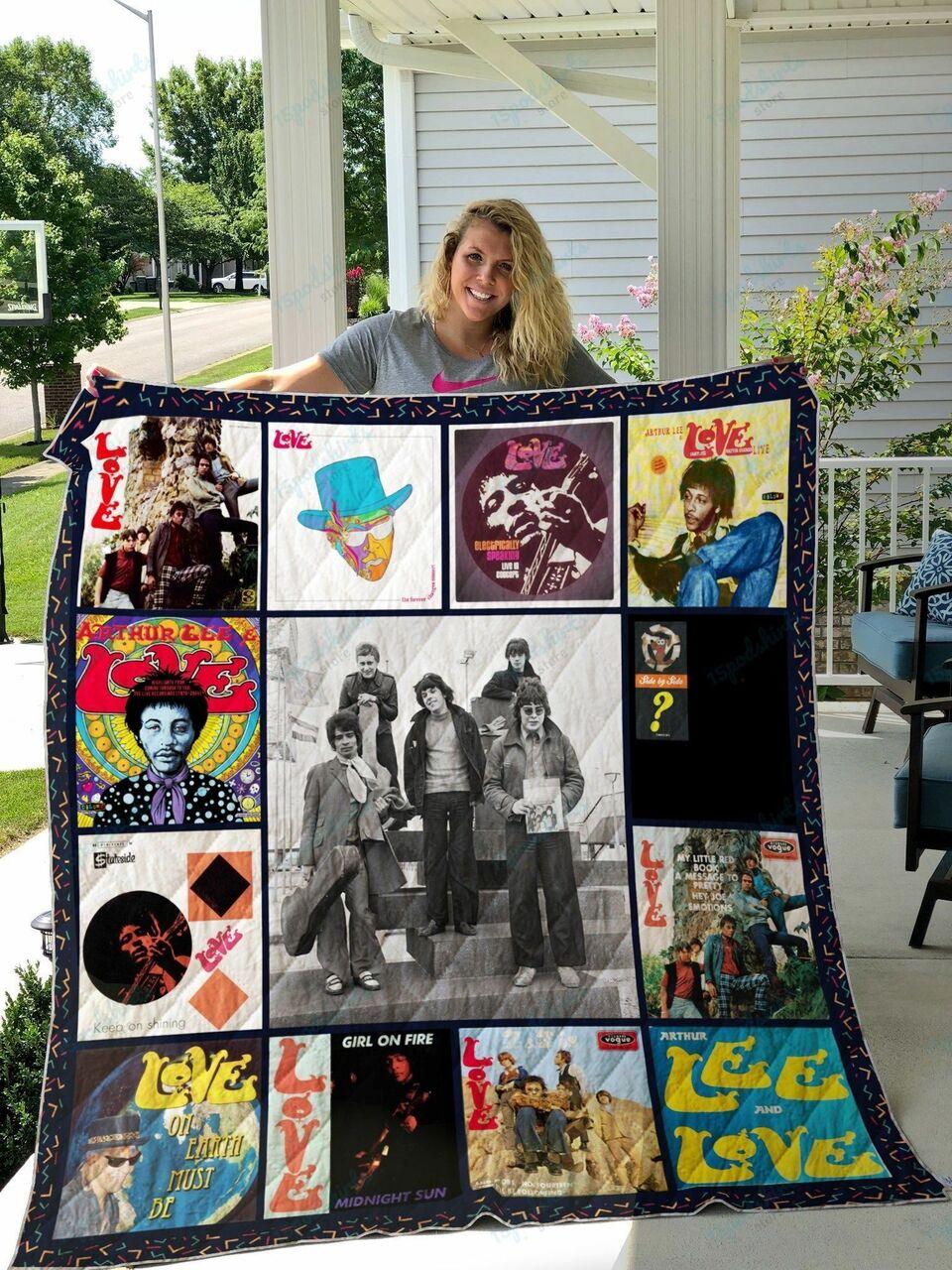 Love Band Album Quilt Blanket