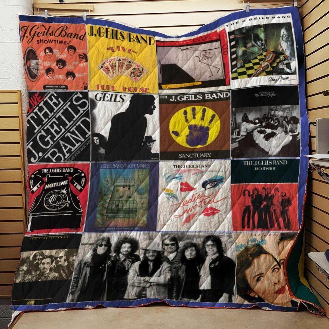J Geils Band Quilt Blanket