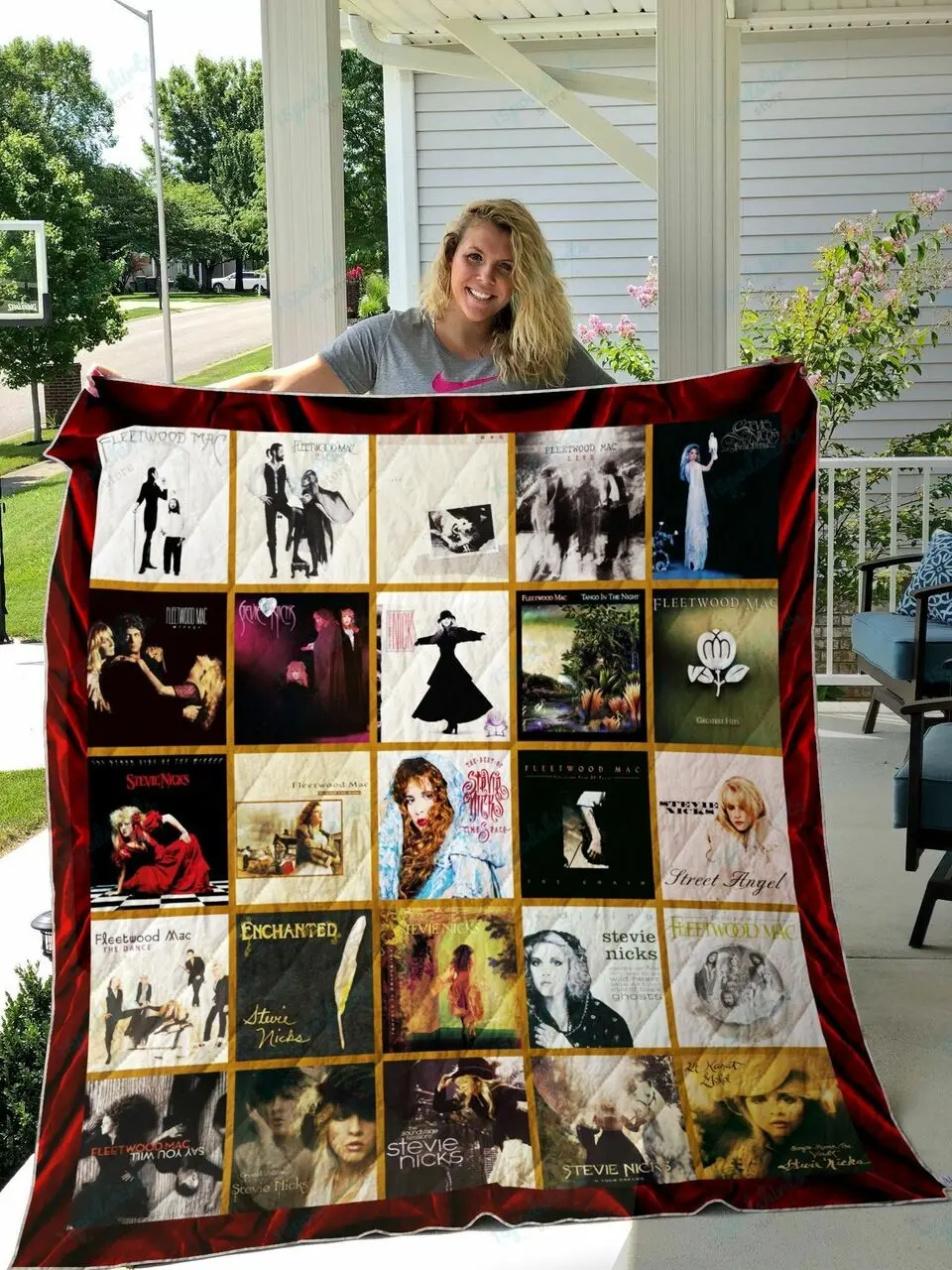 Stevie Nicks Style 4 Album Quilt Blanket