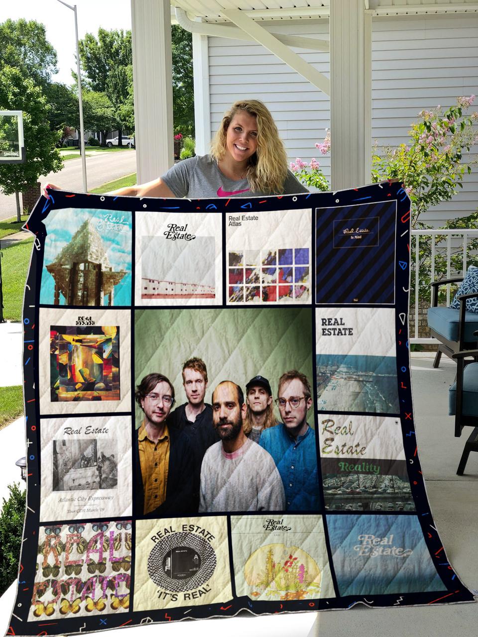 Real Estate Album Quilt Blanket