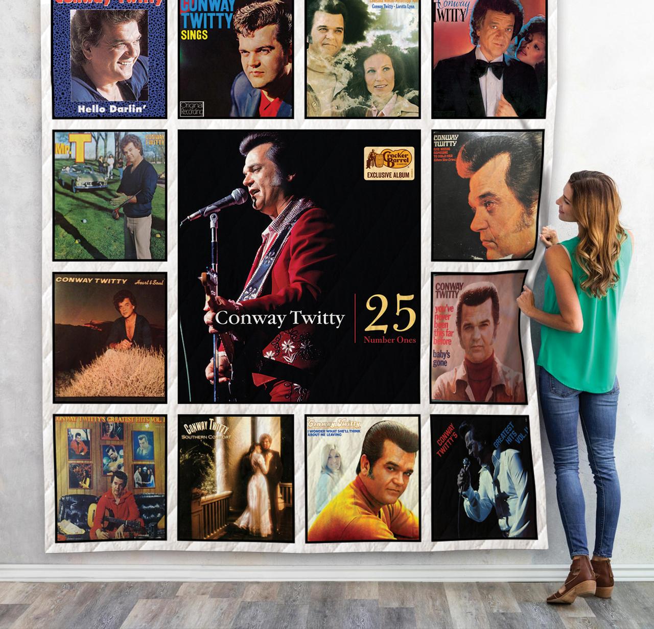Conway Twitty Album Blanket