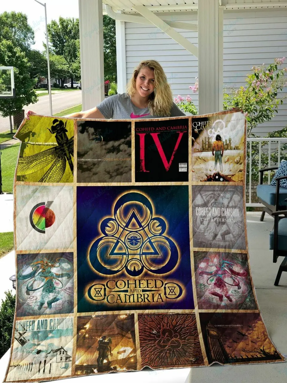 Coheed And Cambria Style 3 Album Quilt Blanket
