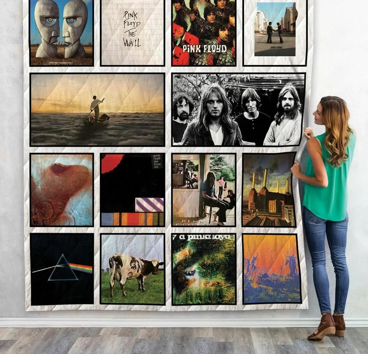 Pink Floyd Album 2 Quilt Blanket