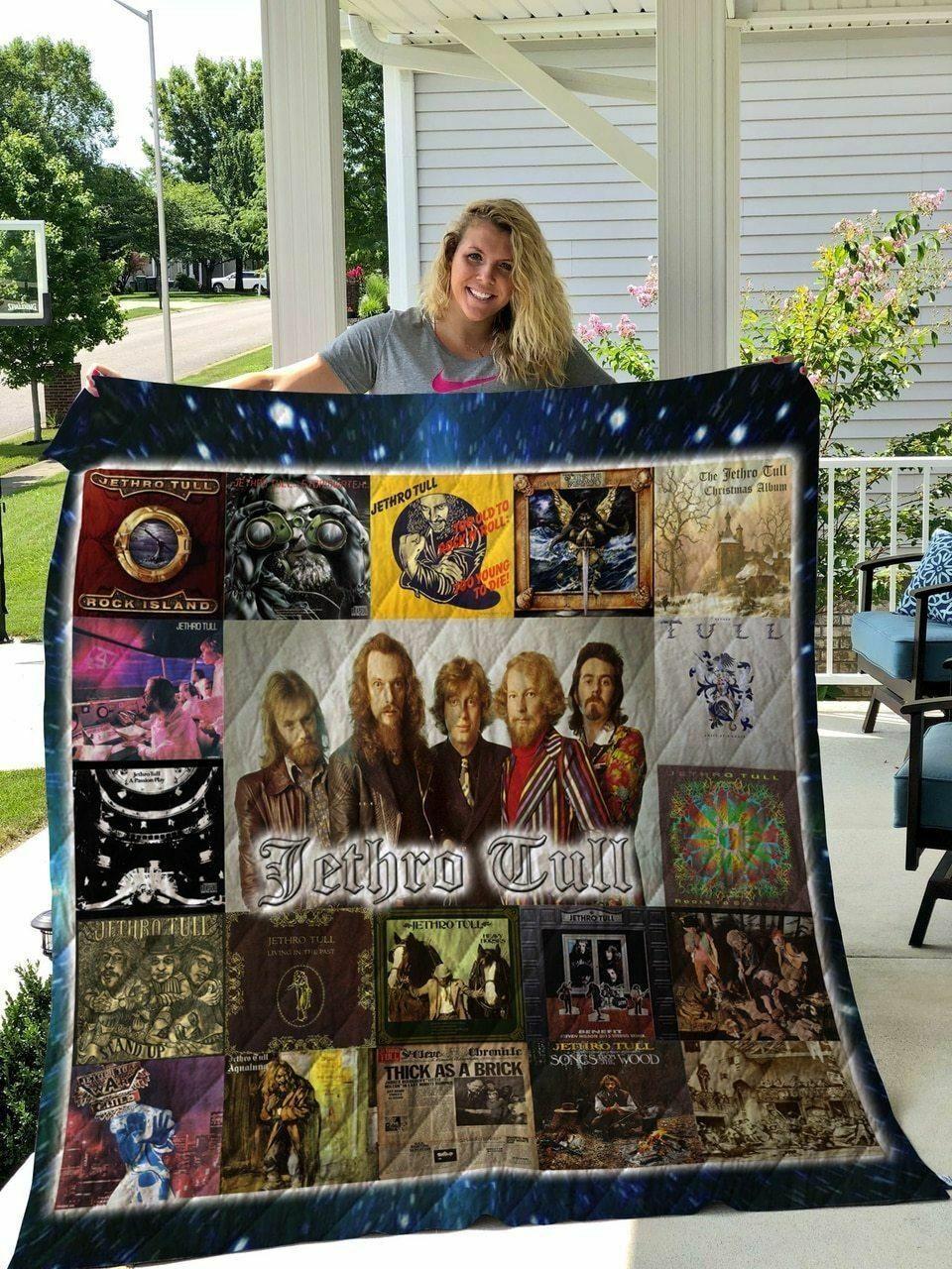 Jethro Tull Lp Album Quilt Blanket