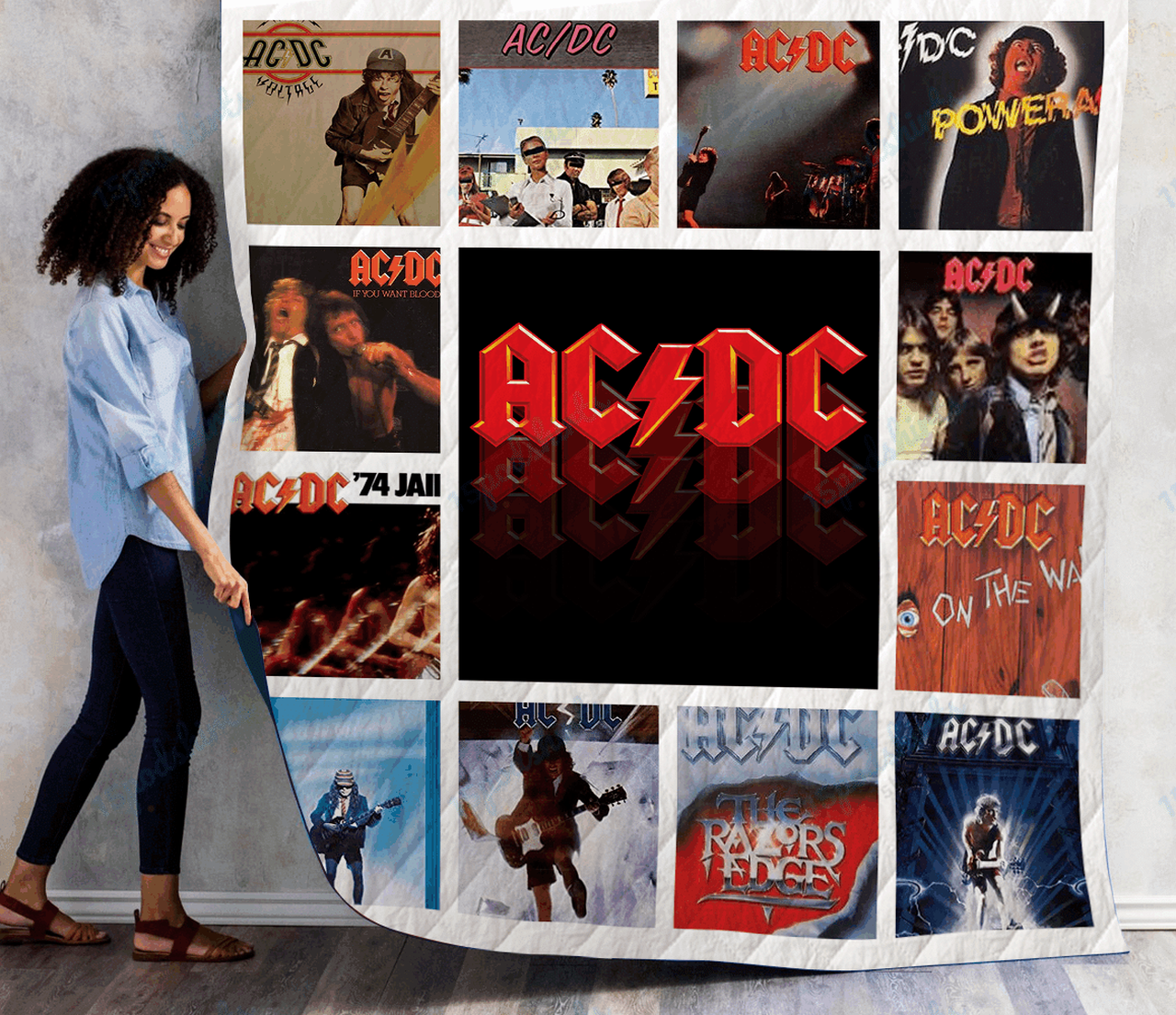 Ac Dc Album Quilt Blanket