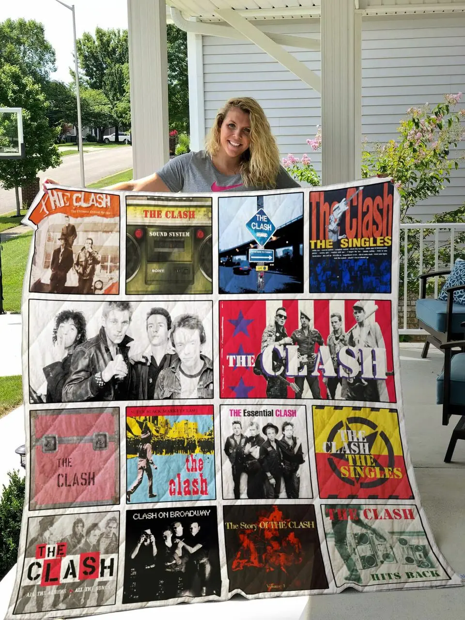The Clash Compilations Albums Quilt Blanket For Fans