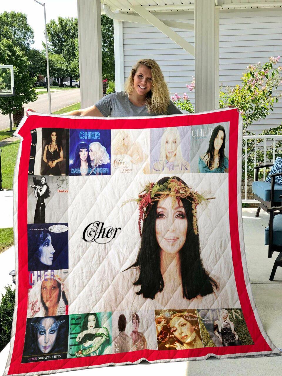 Cher Singer Quilt Blanket