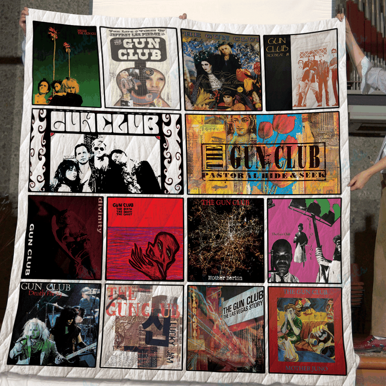 The Gun Club Albums Quilt Blanket