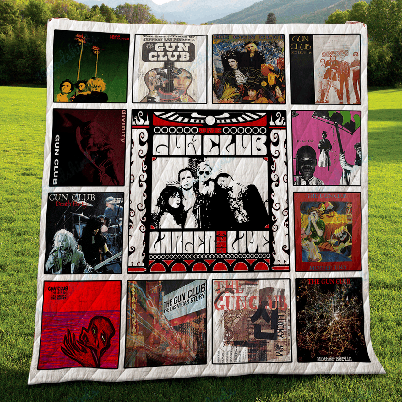 The Gun Club Albums Quilt Blanket