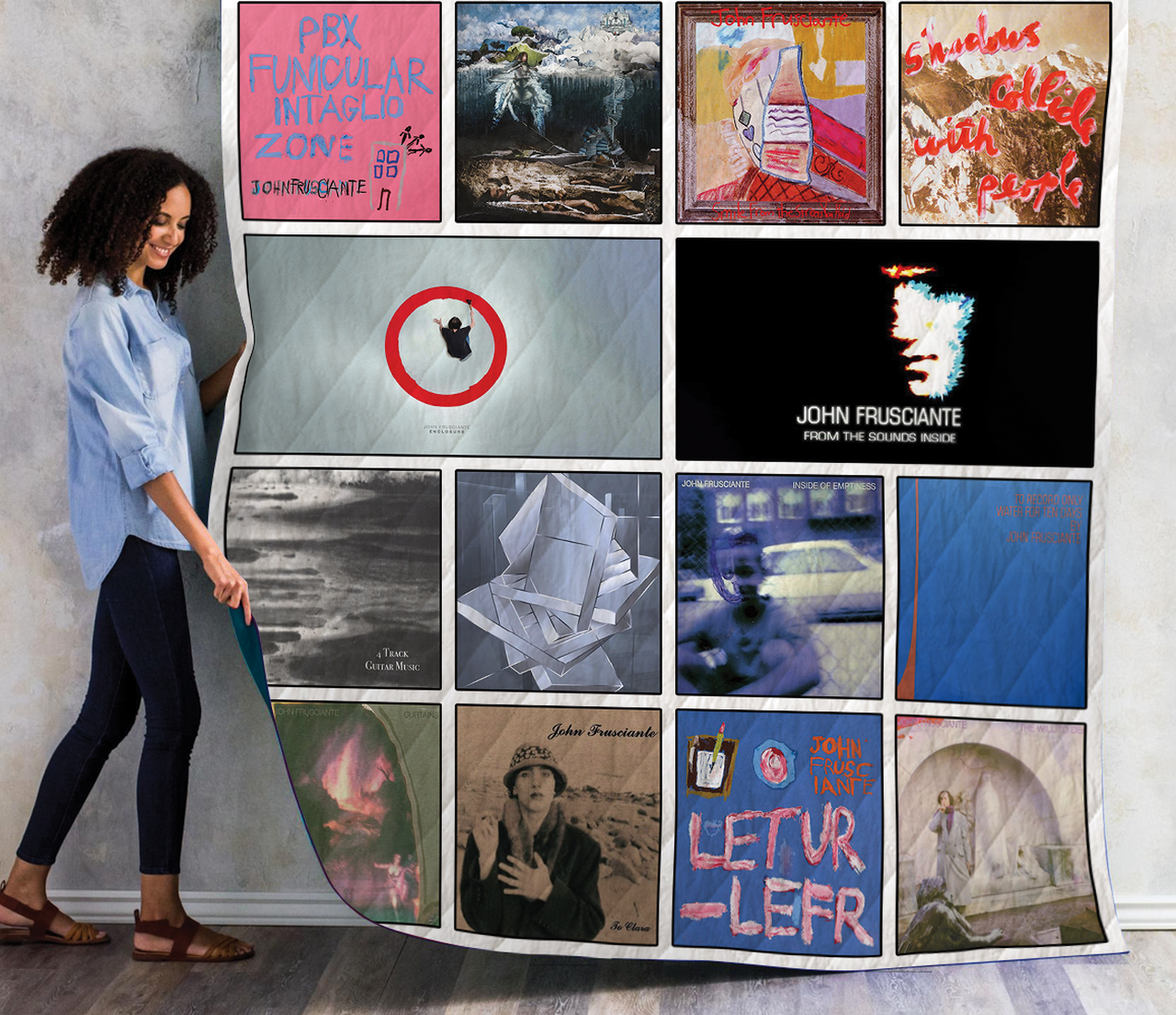 John Frusciante Best Albums Quilt Blanket