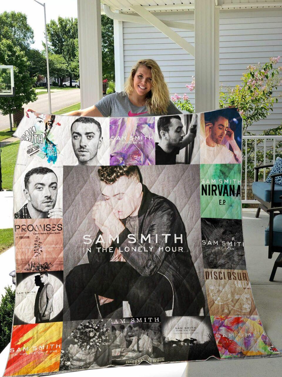 Sam Smith Albums Quilt Blanket For Fans