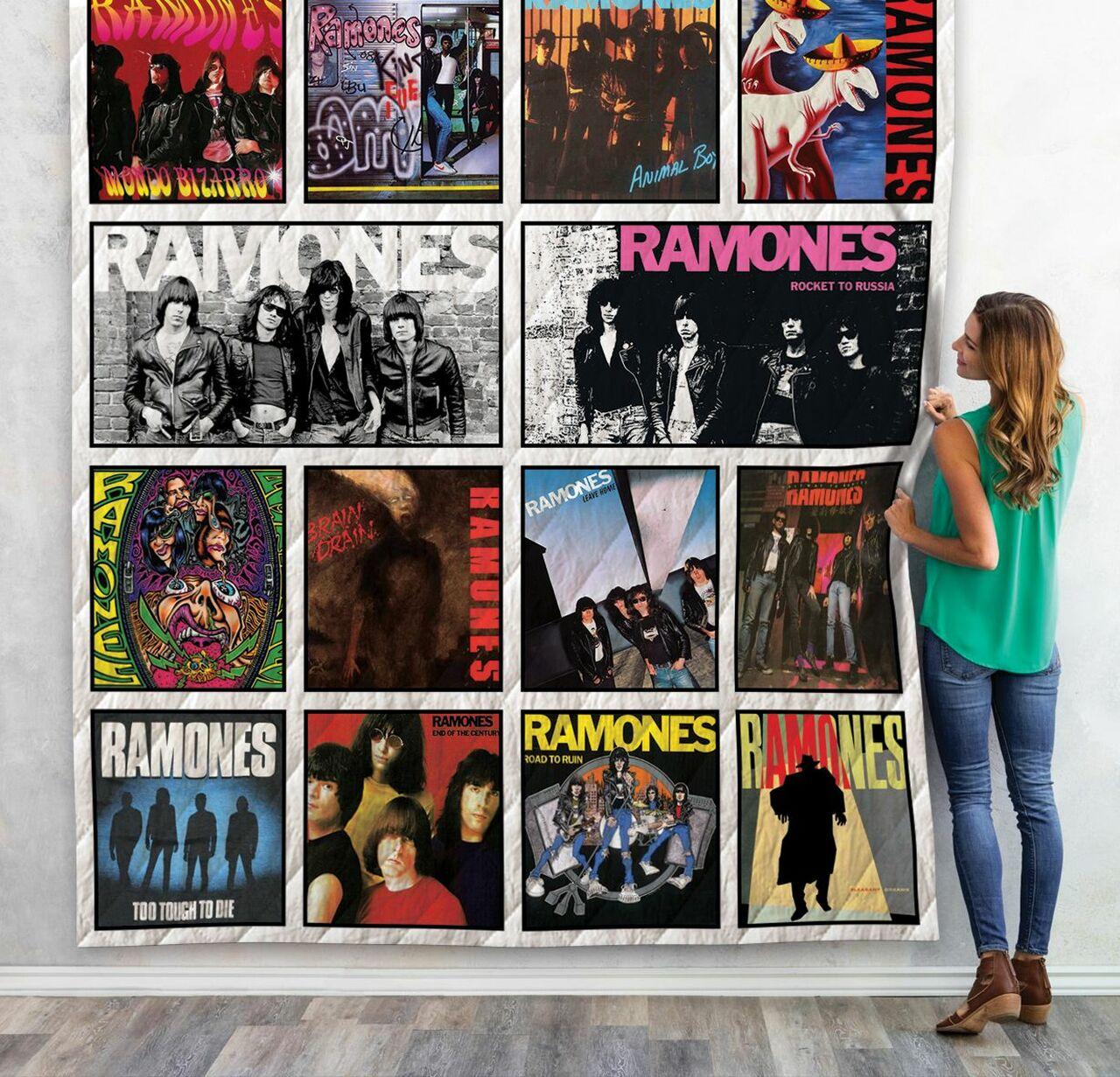 Ramones Albums Quilt Blanket Arrival