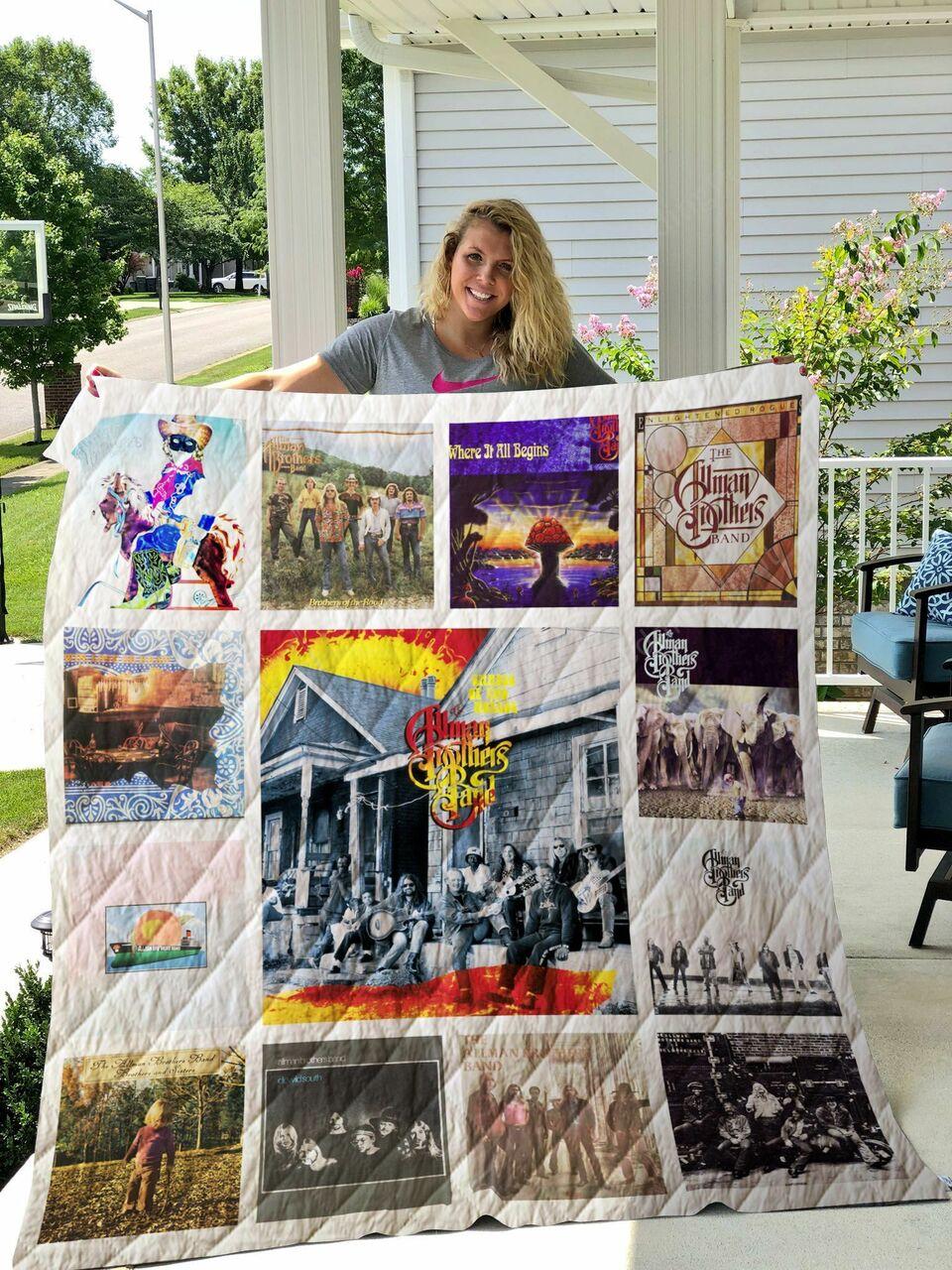 Allman Brothers Albums Quilt Blanket