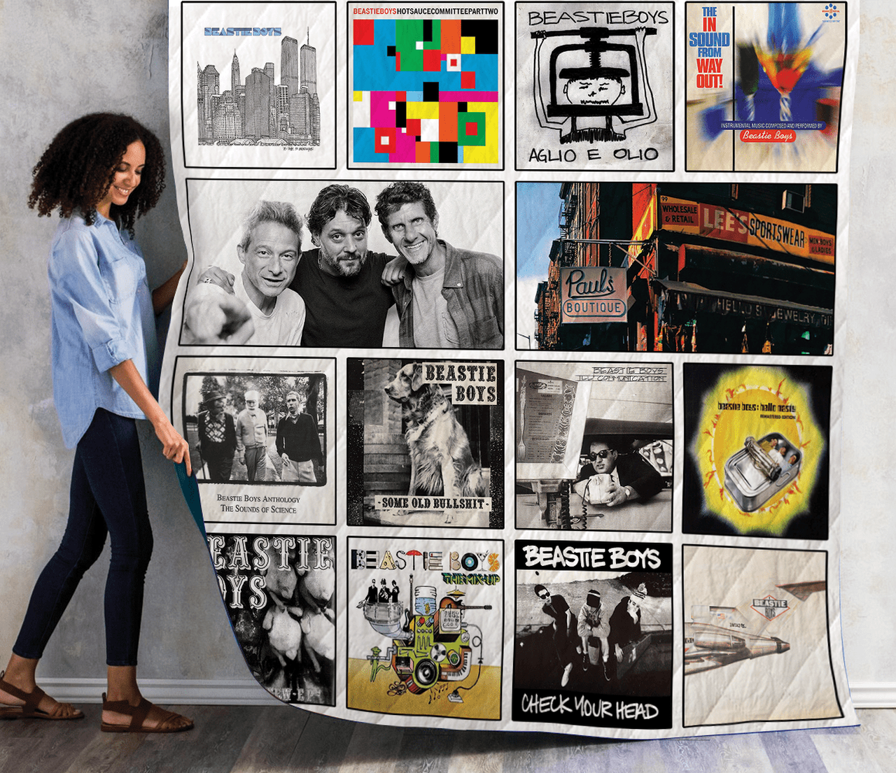 Beastie Boys Albums Quilt Blanket