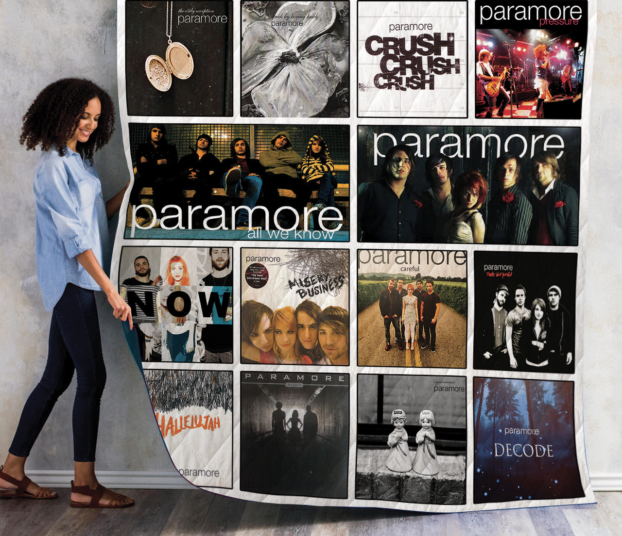 Paramore Albums Quilt Blanket For Fans