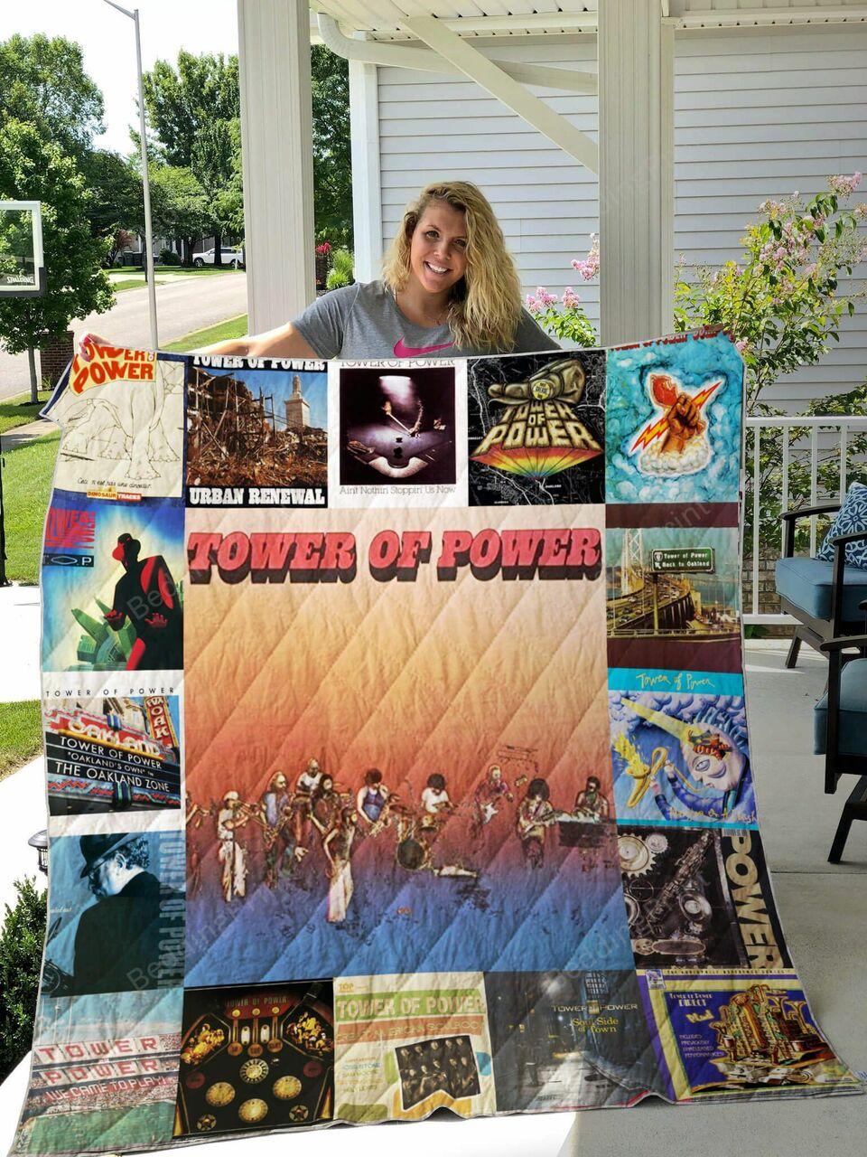 Tower Of Power Albums Quilt Blanket For Fans