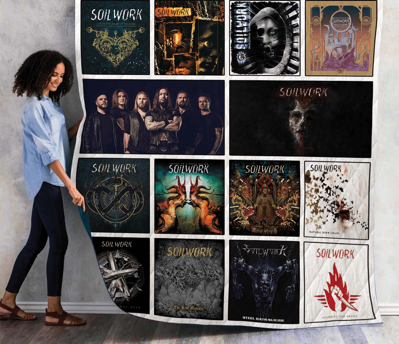 Soilwork Albums Quilt Blanket