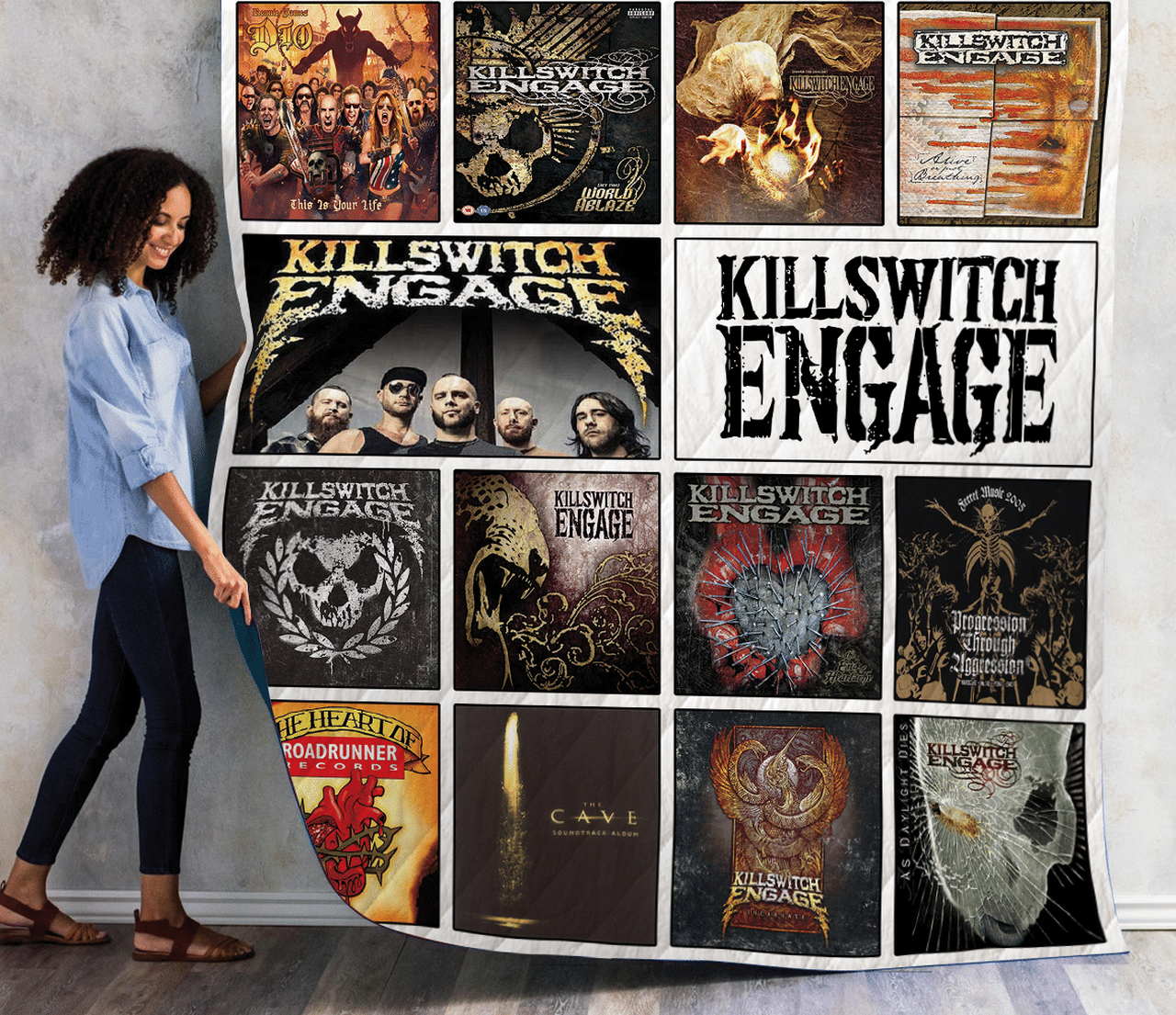 Killswitch Engage Albums Quilt Blanket