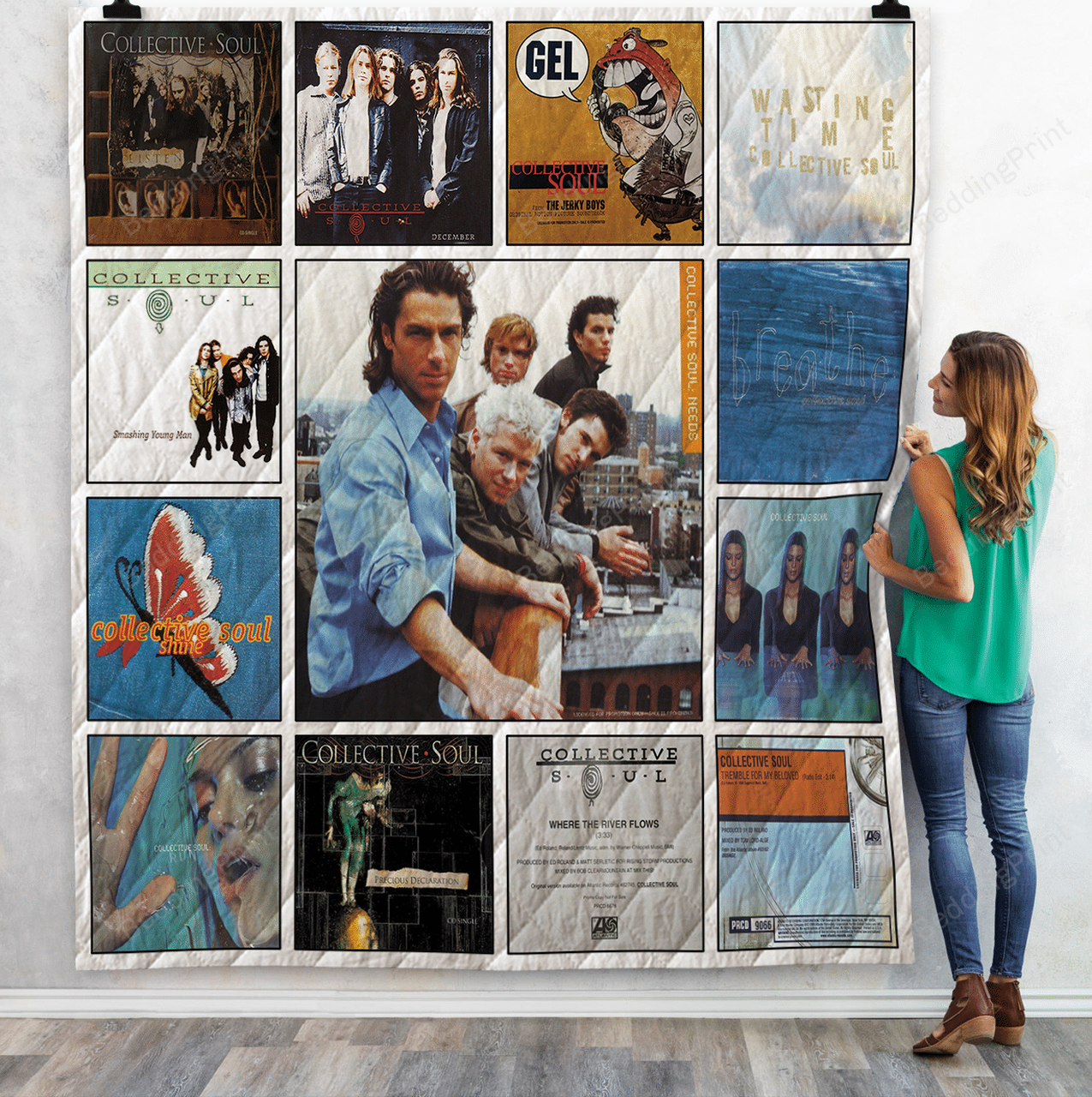 Collective Soul Albums Quilt Blanket For Fans