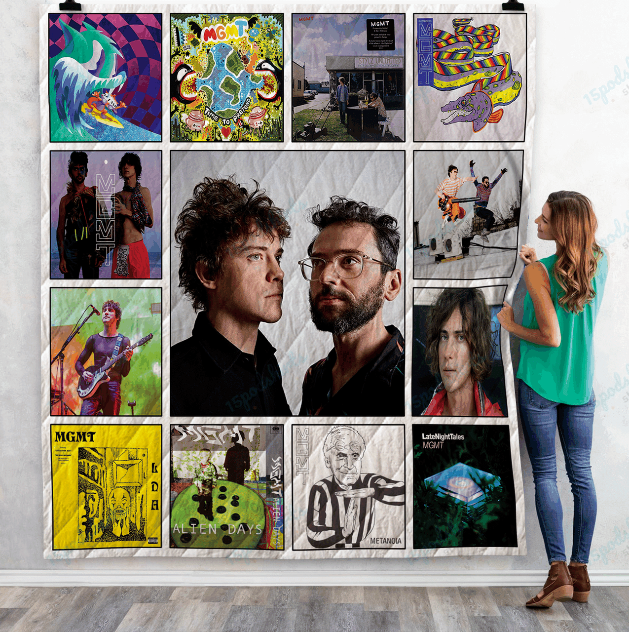 Mgmt Albums Quilt Blanket