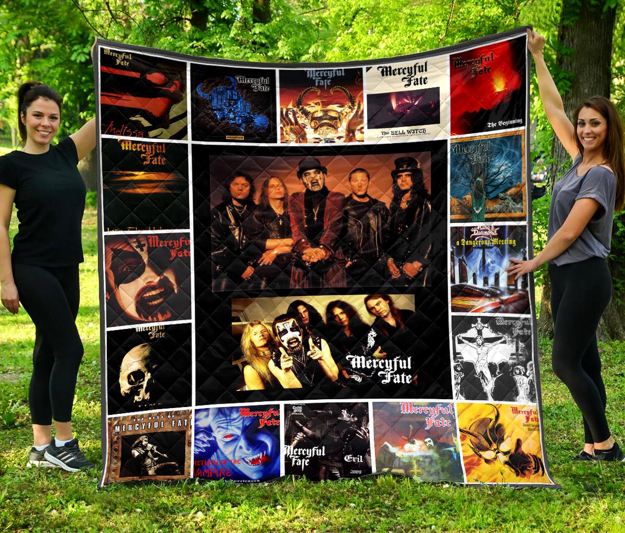 Mercyful Fate Albums Poster Quilt Blanket