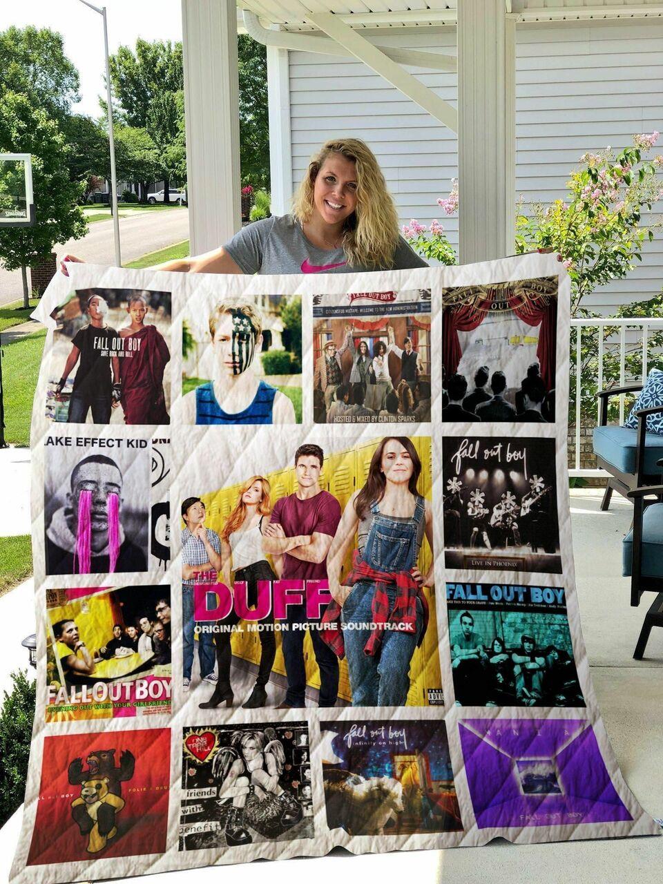 Fall Out Boy Albums Quilt Blanket