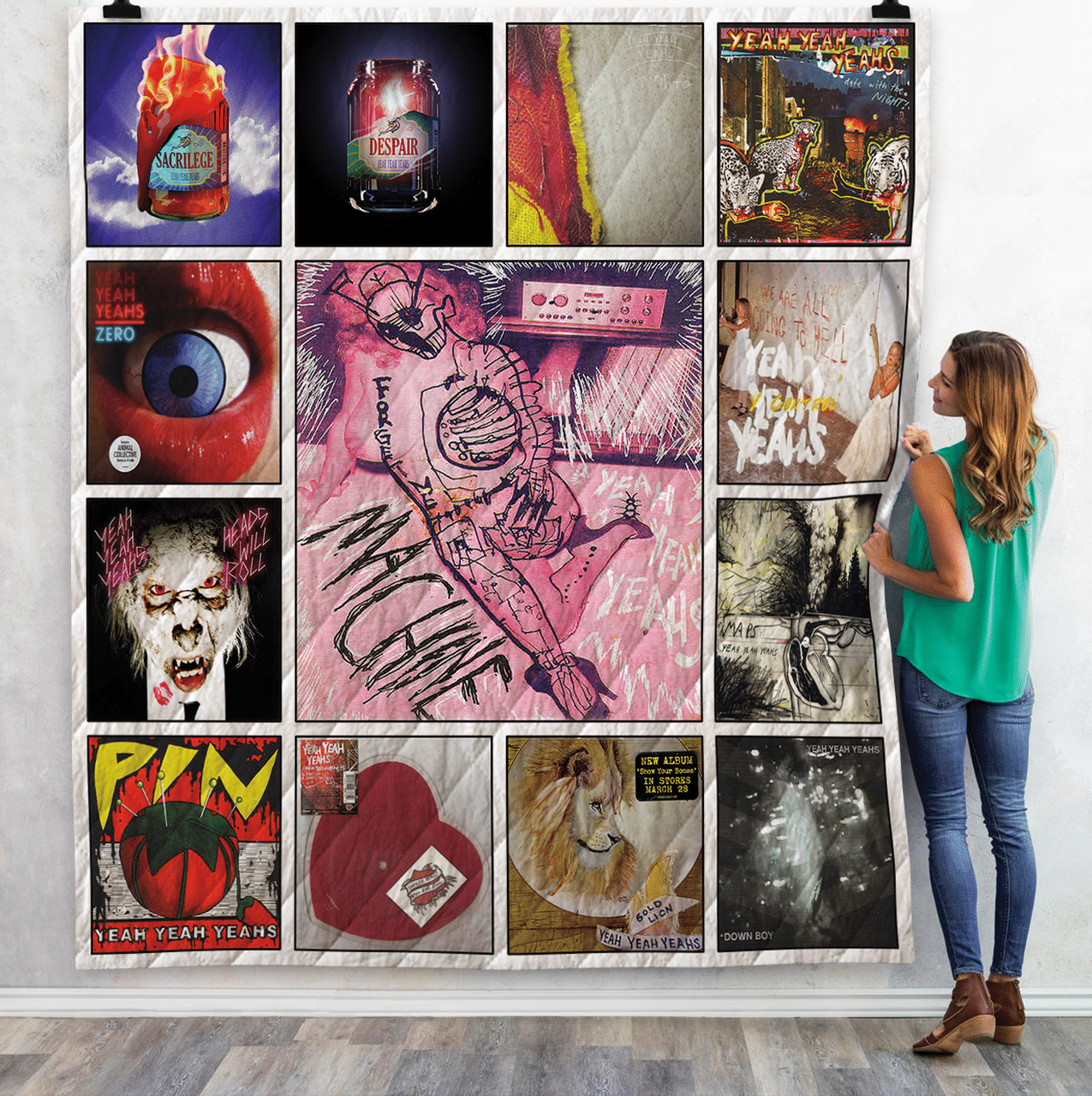 Yeah Yeah Yeahs Albums Quilt Blanket For Fans