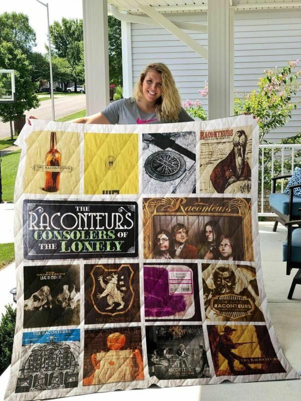 The Raconteurs Albums Quilt Blanket