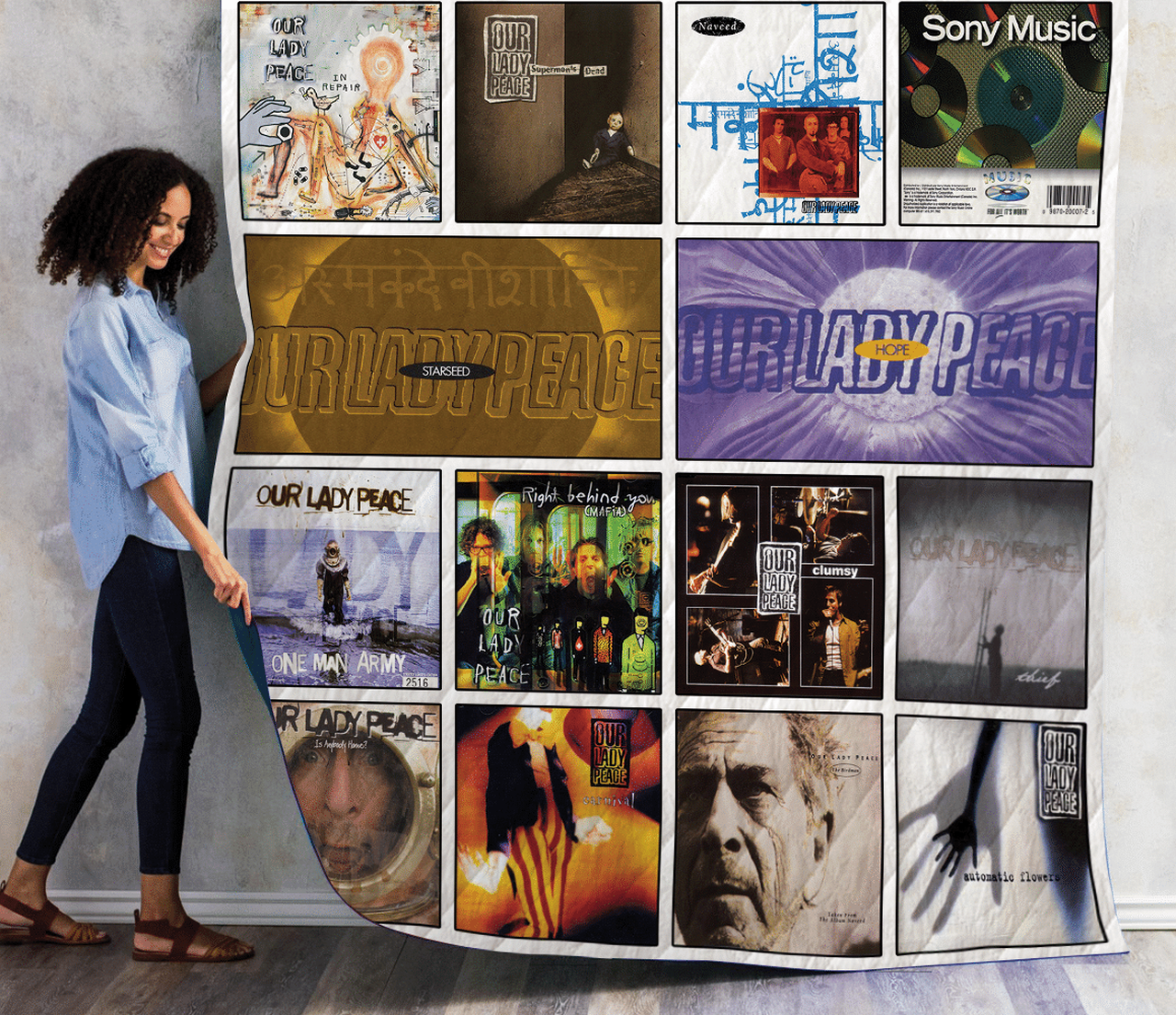 M Our Lady Peace Albums Quilt Blanket For Fans