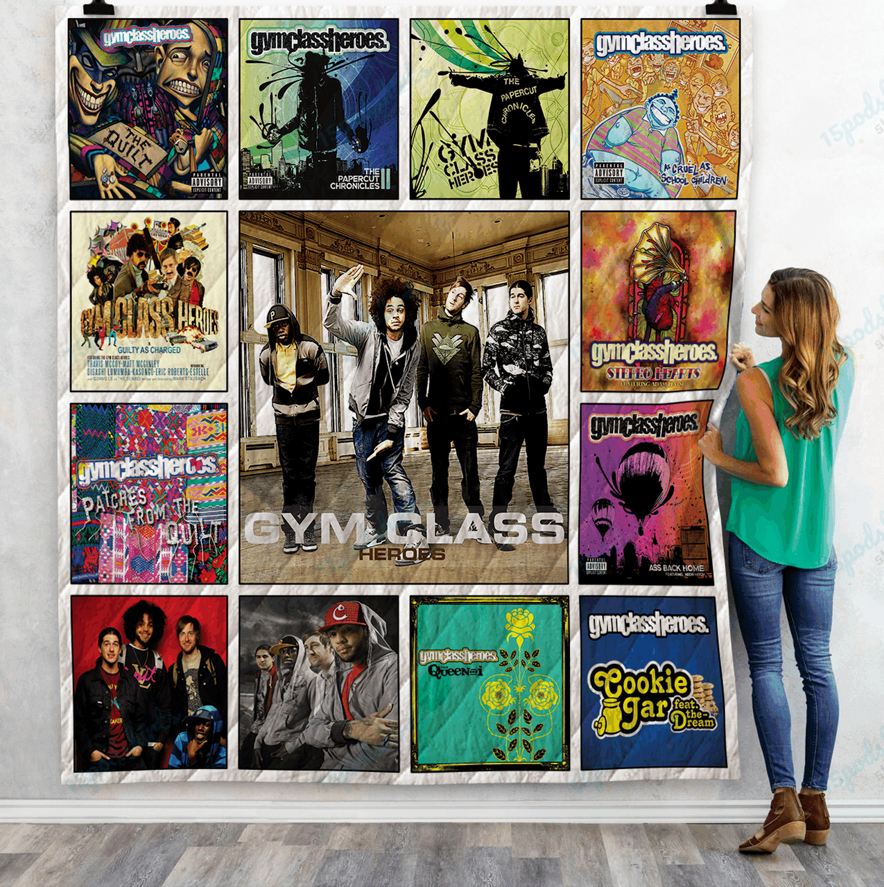 Gym Class Heroes Albums Quilt Blanket