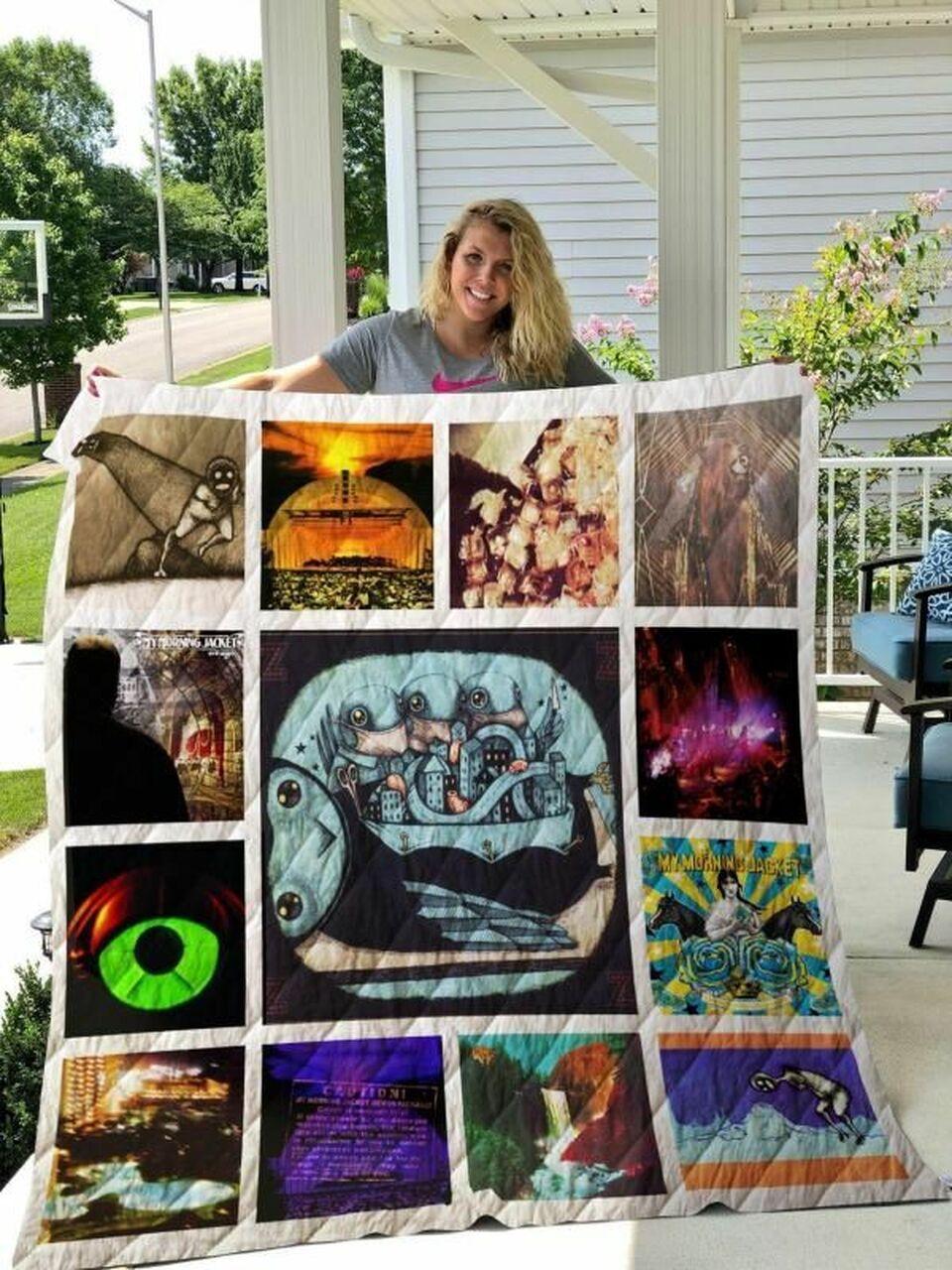 My Morning Jacket Albums Quilt Blanket