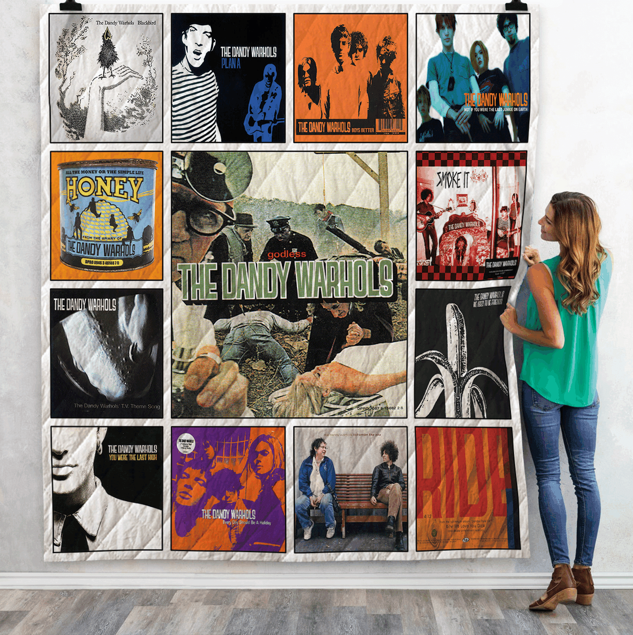 M The Dandy Warhols Albums Quilt Blanket For Fans