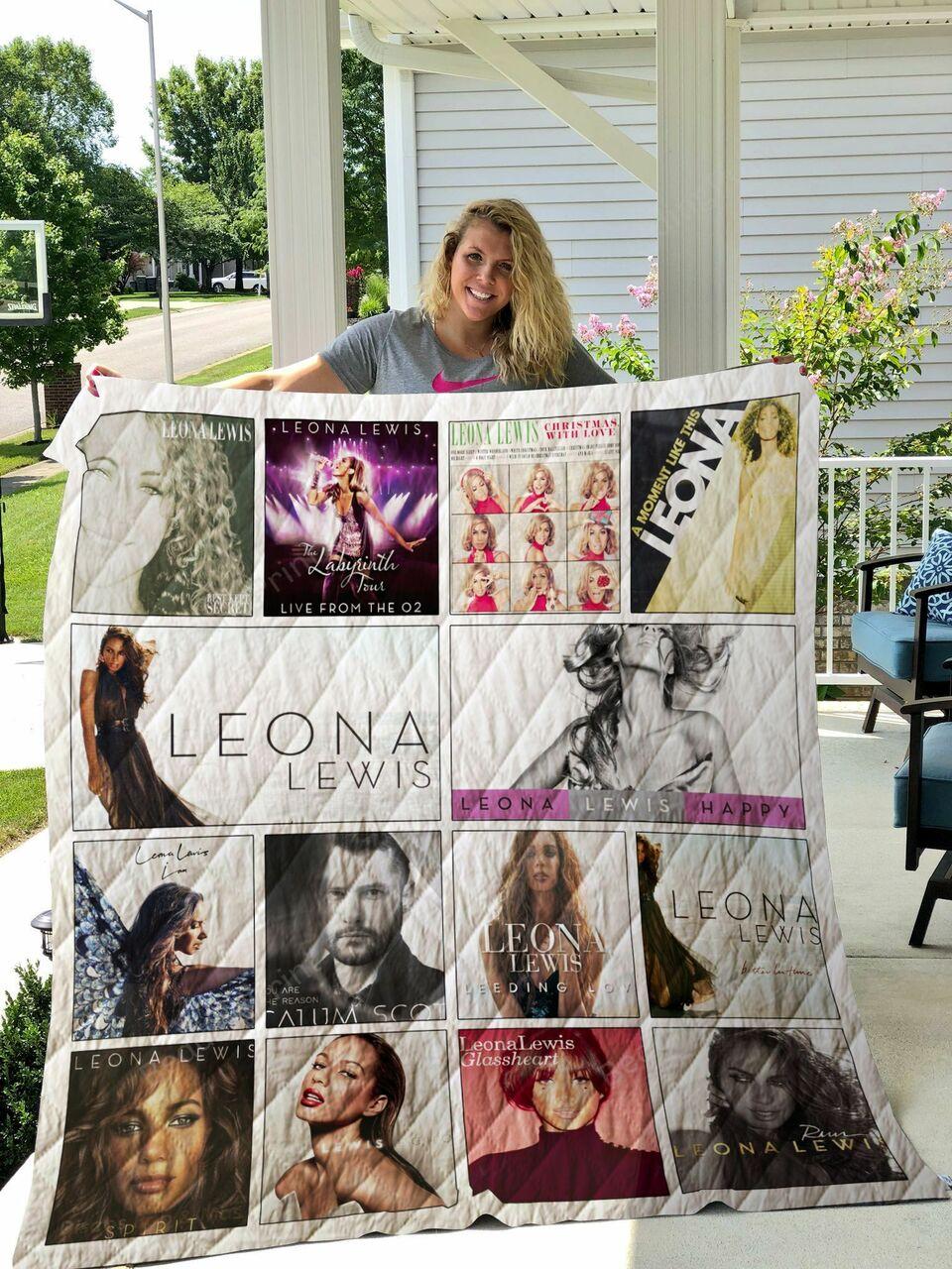 Leona Lewis Albums Quilt Blanket