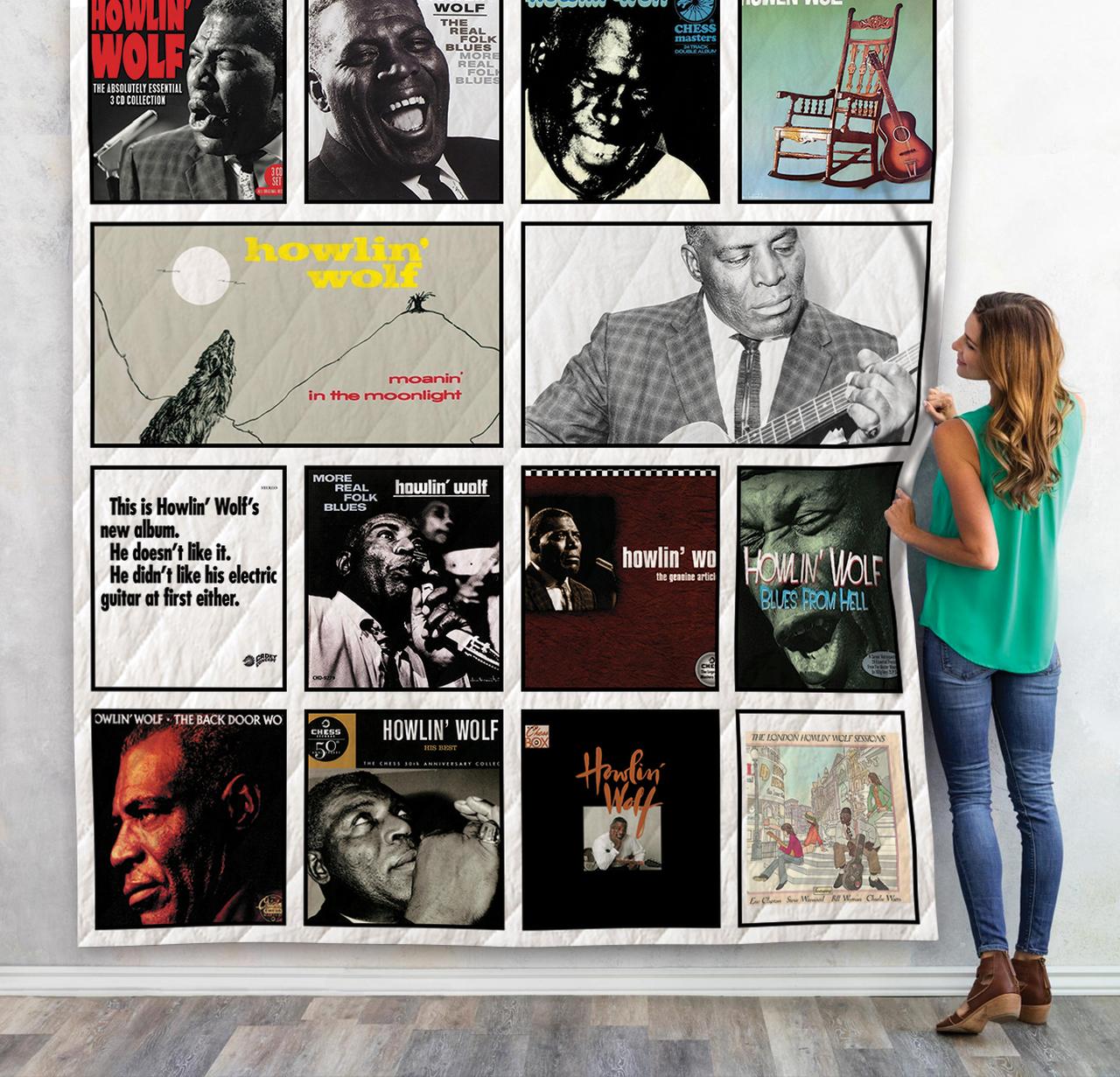 Howlin Wolf Albums Quilt Blanket